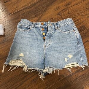Zara denim shorts